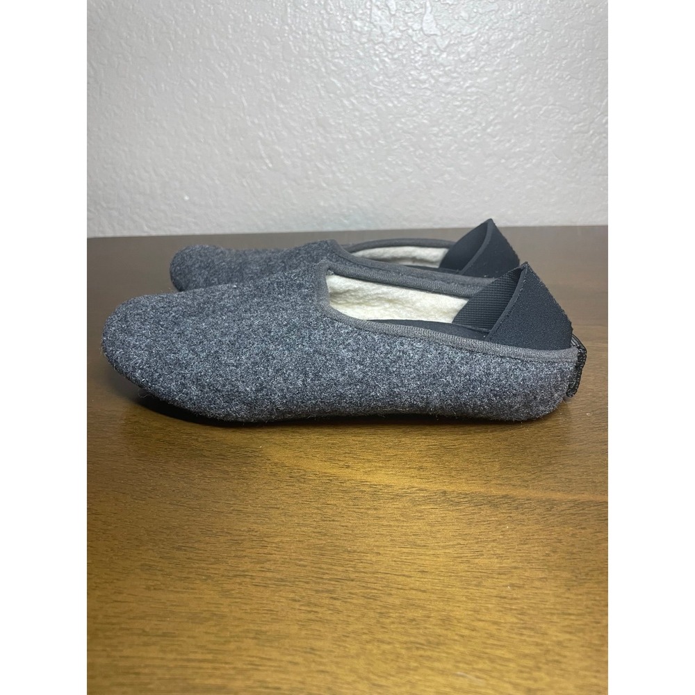 Mahabis Shoes Womens 36 Classic Slippers Wool Slip On Grey Comfort Cozy Lounge